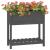 Jardinieră cu raft, gri, 82,5x34,5x81 cm, lemn masiv de pin GartenMobel Dekor