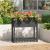 Jardinieră cu raft, gri, 82,5x34,5x81 cm, lemn masiv de pin GartenMobel Dekor