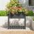 Jardinieră cu raft, gri, 82,5x34,5x81 cm, lemn masiv de pin GartenMobel Dekor
