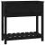 Jardinieră cu raft, negru, 82,5x34,5x81 cm, lemn masiv de pin GartenMobel Dekor