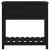 Jardinieră cu raft, negru, 82,5x34,5x81 cm, lemn masiv de pin GartenMobel Dekor