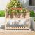 Jardinieră cu raft, 111,5x34,5x81 cm, lemn masiv de pin GartenMobel Dekor