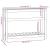 Jardinieră cu raft, 111,5x34,5x81 cm, lemn masiv de pin GartenMobel Dekor