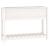 Jardinieră cu raft, alb, 111,5x34,5x81 cm, lemn masiv de pin GartenMobel Dekor