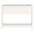 Jardinieră cu raft, alb, 111,5x34,5x81 cm, lemn masiv de pin GartenMobel Dekor