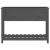 Jardinieră cu raft, gri, 111,5x34,5x81 cm, lemn masiv de pin GartenMobel Dekor