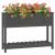 Jardinieră cu raft, gri, 111,5x34,5x81 cm, lemn masiv de pin GartenMobel Dekor