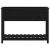 Jardinieră cu raft, negru, 111,5x34,5x81 cm, lemn masiv de pin GartenMobel Dekor