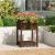 Jardinieră cu raft, maro miere, 54x54x81 cm, lemn masiv pin GartenMobel Dekor