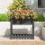 Jardinieră cu raft, gri, 82,5x54x81 cm, lemn masiv de pin GartenMobel Dekor
