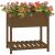 Jardinieră cu raft, maro miere, 82,5x54x81 cm, lemn masiv pin GartenMobel Dekor