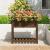 Jardinieră cu raft, maro miere, 82,5x54x81 cm, lemn masiv pin GartenMobel Dekor