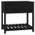 Jardinieră cu raft, negru, 82,5x54x81 cm, lemn masiv de pin GartenMobel Dekor