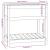 Jardinieră cu raft, negru, 82,5x54x81 cm, lemn masiv de pin GartenMobel Dekor