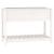 Jardinieră cu raft, alb, 111,5x54x81 cm, lemn masiv de pin GartenMobel Dekor