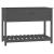 Jardinieră cu raft, gri, 111,5x54x81 cm, lemn masiv de pin GartenMobel Dekor
