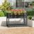 Jardinieră cu raft, gri, 111,5x54x81 cm, lemn masiv de pin GartenMobel Dekor
