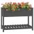 Jardinieră cu raft, gri, 111,5x54x81 cm, lemn masiv de pin GartenMobel Dekor