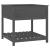 Jardinieră cu raft, gri, 82,5x82,5x81 cm, lemn masiv de pin GartenMobel Dekor