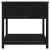 Jardinieră cu raft, negru, 82,5x82,5x81 cm, lemn masiv de pin GartenMobel Dekor