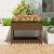 Jardinieră cu raft maro miere 111,5x111,5x81 cm lemn masiv pin GartenMobel Dekor
