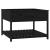 Jardinieră cu raft, negru, 111,5x111,5x81 cm, lemn masiv de pin GartenMobel Dekor