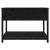 Jardinieră cu raft, negru, 111,5x111,5x81 cm, lemn masiv de pin GartenMobel Dekor