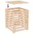 Compostor, 63,5x63,5x77,5 cm, lemn masiv de pin GartenMobel Dekor