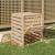 Compostor, 63,5x63,5x77,5 cm, lemn masiv de pin GartenMobel Dekor