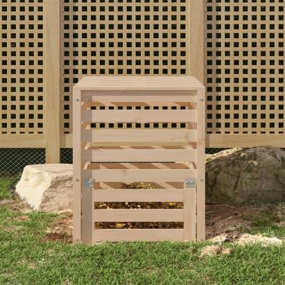 Compostor, 63,5x63,5x77,5 cm, lemn masiv de pin GartenMobel Dekor