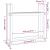 Rastel pentru lemne de foc, alb, 110x35x108,5 cm lemn masiv pin GartenMobel Dekor