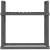 Rastel pentru lemne de foc, gri, 110x35x108,5 cm lemn masiv pin GartenMobel Dekor