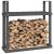 Rastel pentru lemne de foc, gri, 110x35x108,5 cm lemn masiv pin GartenMobel Dekor