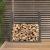 Rastel pentru lemne de foc, gri, 110x35x108,5 cm lemn masiv pin GartenMobel Dekor