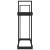 Rastel pentru lemne de foc negru 110x35x108,5 cm lemn masiv pin GartenMobel Dekor