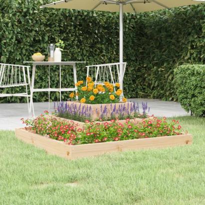 Jardinieră, 80x80x27 cm, lemn masiv de pin GartenMobel Dekor