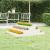 Jardinieră, alb, 80x80x27 cm, lemn masiv de pin GartenMobel Dekor