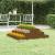 Jardinieră, maro miere, 80x80x27 cm, lemn masiv de pin GartenMobel Dekor