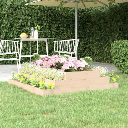 Jardinieră, 110x110x27 cm, lemn masiv de pin GartenMobel Dekor