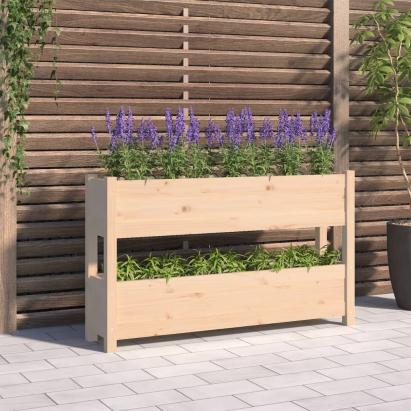 Jardinieră, 112x25x66 cm, lemn masiv de pin GartenMobel Dekor