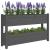 Jardinieră, gri, 112x25x66 cm, lemn masiv de pin GartenMobel Dekor