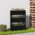 Jardinieră, negru, 77 x 25 x 104,5 cm, lemn masiv de pin GartenMobel Dekor