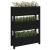 Jardinieră, negru, 77 x 25 x 104,5 cm, lemn masiv de pin GartenMobel Dekor