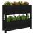 Jardinieră, negru, 77x25x66 cm, lemn masiv de pin GartenMobel Dekor