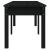 Bancă grădină 2 locuri, negru, 159,5x44x45cm, lemn masiv de pin GartenMobel Dekor
