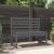 Bancă de grădină, gri, 109 cm, lemn masiv de pin GartenMobel Dekor
