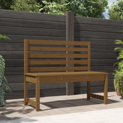 Bancă de grădină, maro miere, 109 cm, lemn masiv de pin GartenMobel Dekor