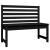Bancă de grădină, negru, 109 cm, lemn masiv de pin GartenMobel Dekor