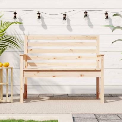 Bancă de grădină, 109x48x91,5 cm, lemn masiv de pin GartenMobel Dekor