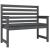 Bancă de grădină, gri, 109x48x91,5 cm, lemn masiv de pin GartenMobel Dekor